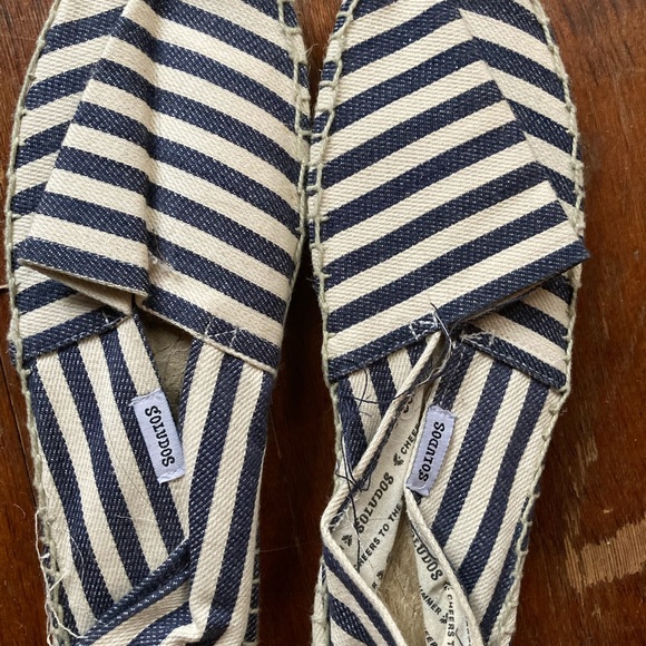 Soludos Striped Espadrilles, size 39 - Picture 2 of 2